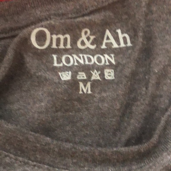 Grey om and ah t shirt long sleeves beautiful SOLD - Picture 5 of 5